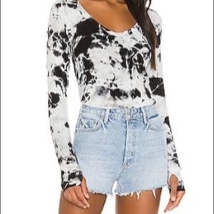 Tie dye long sleeve top